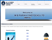 Tablet Screenshot of mbpfin.com